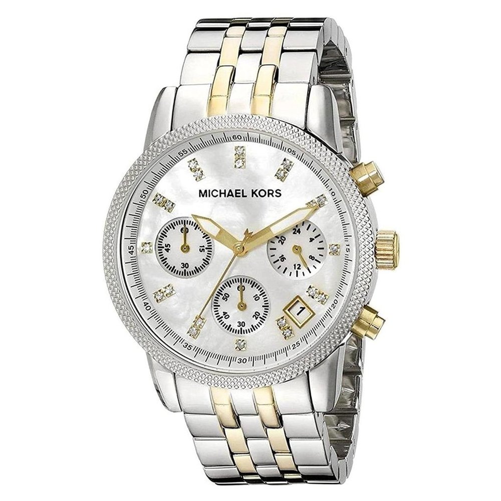 Michael Kors Women's Two Tone Chronograph Watch